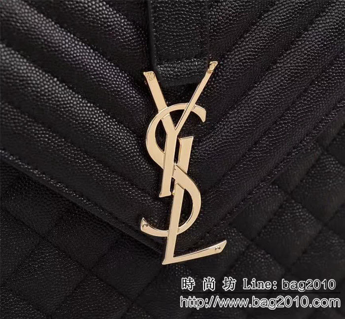 YSL聖羅蘭 爆款 魚子醬紋牛皮鏈條單肩斜挎包 26808 YAS1182